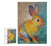 Colorful Rabbit Painting Puzzle 1000 Pièces Educa Jouet en Bois Cadeau Unique Décoration Intérieure Jeu Éducatif Challenge Toy Adultes Et Enfants À Partir De 14 Ans 300 PCS