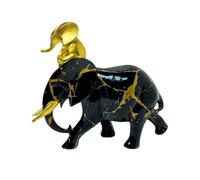 Colorful Resin Elephant Statue, Decorative Elephant Sculpture Figurine for Home, Tabletop, Living Room, Office, Nursery, Shelves, Desks, Stores, Shop Display, Gift for Mother’s Day, Birthday