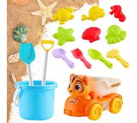Colorful Sand Toy Set - 14 Piece Sandbox Play Building Kit System Use, Kids Creative Beach Toy Set, Outdoor Sand Play Tool, Children Teens Adults School Nursery Backyard Yard Birthday New Year Gift