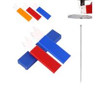 Colorful Sewing Machine Threading Tool, Easy Needle Inserter Aid for Everyday Clothing Repairs, Threading Device for Everyday Clothing Repairs, Easy Sewing (Blue+Red)