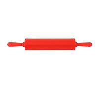 Colorful Silicone Rolling Pin Kitchen Baking Dough Tool for Various Treats (Rouge)