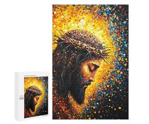 Colorful Spiritual Portrait Puzzle 1000 Pièces Educa Jouet en Bois Cadeau Unique Décoration Intérieure Jeu Éducatif Challenge Toy Adultes Et Enfants À Partir De 14 Ans 1000 PCS