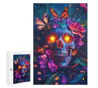 Colorful Sugar Skull Artwork-1 Puzzle 1000 Pièces Educa Jouet en Bois Cadeau Unique Décoration Intérieure Jeu Éducatif Challenge Toy Adultes Et Enfants À Partir De 14 Ans 1000 PCS