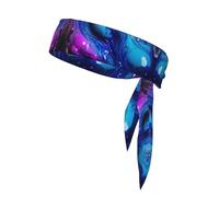 Colorful Thing Bandeau de sport unisexe à nouer pour tennis, ninja, course à pied