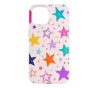 Colorful Vintage Star Doodle Aesthetic Cosmic Art Coque pour iPhone 15