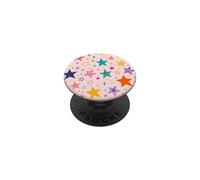 Colorful Vintage Star Doodle Aesthetic Cosmic Art PopSockets PopGrip Adhésif