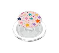 Colorful Vintage Star Doodle Aesthetic Cosmic Art PopSockets PopGrip pour MagSafe