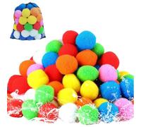 Colorful Water Balls - Summer Pool Play Toys, Reusable Soft Splash Balloons