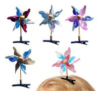 Colorful Windmill Hairpin, No-Slip Decorative Hair Clips, 2.5-Inch Accessory with Lightweight Build, Playful Hair Grip, Rotating Accent with Vibrant Style, Daily Wear for Traveling Home