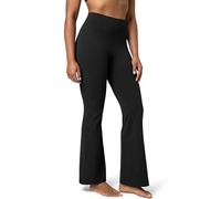 Colorfulkoala Dreamlux Leggings Évasés Femme Taille Haute 29.5 Pouces Pantalon Yoga Femme à Pattes d'éléphant, Noir, S, 36 38