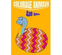 COLORIAGE ANIMAUX 4 à 8 ans: re de Coloriage Pour les Enfants de 4 à 8 Ans | 50 beaux motifs animaux et une page entre chaque illustration au total 100 Pages | format 21x29.7 cm