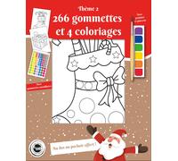 Coloriage Avec Peinture Pinceau Et Gommettes Motif De Noël 2