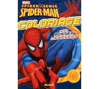 Coloriage avec poster & stickers Marvel Spider-Sense Spiderman