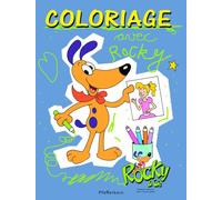Coloriage avec Rocky - Stephan Valentin - Pfefferkorn - broché - Document jeunesse dès 6 ans