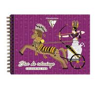 COLORIAGE, Bloc de 20 feuilles 250g/m2 au format 32x24cm - Egypte 2
