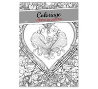Coloriage (Calendrier mural 2027 DIN A4 horizontal), CALVENDO calendrier mensuel: Découvrez notre tout nouveau calendrier à colorier sur le thème de l'amour.