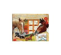 Coloriage Chevaux 22 pièces marron
