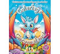 Coloriage Chromaland - Vol. 4: Livre de coloriage pour enfants de 4 ans et plus (Français) Broché : 50 pages à colorier - Créatures extraordinaires où ... magiques prennent vie sous les couleurs