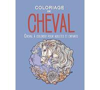 Coloriage de cheval: Cheval à colorier pour adultes et enfants