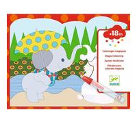 Coloriage enfant Djeco Caché dehors