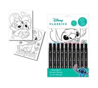 Coloriage enfant - KIDS LICENSING - Disney Stitch - Noir - 3 à 6 ans - Activité créative