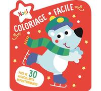 Coloriage facile : Ours sur patins Plus de 30 autocollants repositionnables - Collectif - Yoyo Books - broché - Document jeunesse