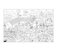COLORIAGES GEANTS LA FERME 80 x 120 cm BOUCHUT