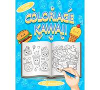 Coloriage KAWAII :: Coloriage kawaii pour enfant sur le thème FOOD , comprenant 50 dessins à colorier. Chaque dessin est conçu pour être amusant et facile à colorier.