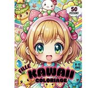 Coloriage kawaii fille: adorables dessins à colorier