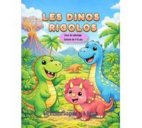 Coloriage. Les dinos rigolos