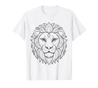 Coloriage Lion à colorier soi-même T-Shirt Graphique avec Valeur