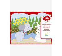 Coloriage magique-caché dehors rouge TU