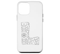 Coloriage Mandala Lettre L à Peindre soi-même Coque pour iPhone 12 Mini