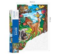 Coloriage mystère Disney - Poster Bambi: Colorie les chiffres et découvre l'image