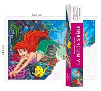 Coloriage mystère Disney - Poster La Petite Sirène: Colorie les chiffres et découvre l'image