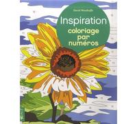 Coloriage par numéros - Inspiration (gros caractères) - David Woodroffe - Bravo - broché - Livre-jeu