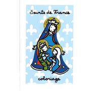 Coloriage saints de France nouvelle édition - MOINES DE FONTGOMBAULT - Petrus A Stella - broché - Document jeunesse