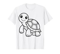 Coloriage Tortue Marine à colorier et à Peindre soi-même T-Shirt