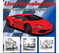 Coloriage voiture: cahier de coloriage voiture de sport