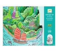 Coloriages 3D Au sommet de mon île Djeco