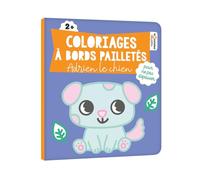 Coloriages à bords pailletés - Adrien le chien