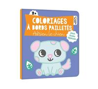 Rousseau Stéphanie – Coloriages à bords pailletés – Adrien le chien – Broché