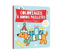 Coloriages à bords pailletés - Joyeux Noël !