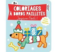 Coloriages à bords pailletés - Joyeux Noël !