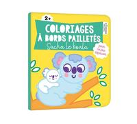 Coloriages à bords pailletés - Sacha le koala