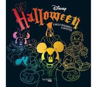 Coloriages à gratter - Disney - Halloween - 6 coloriages - Papier - Stylet inclus