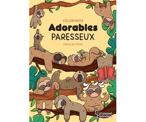 Coloriages - Adorables paresseux - Mafalda Mota - Larousse - broché - Document jeunesse