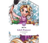 Coloriages Anti-Stress Disney Girl Power - Mini-Bloc, 60 Coloriages