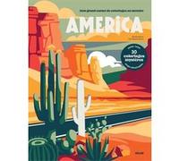 Solar Guitars Carnet de coloriage America – 30 coloriages mystères pour adultes, papier 190 g