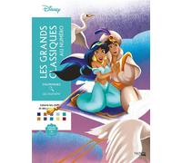 Coloriages au numéro Disney - Les Grands classiques - Aurélia Stéphanie Bertrand - Hachette Heroes - broché - Document jeunesse
